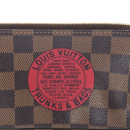 Louis Vuitton Damier Ebene Complice Trunks and Bags Mini Pochette Accessories Red 8 of 8