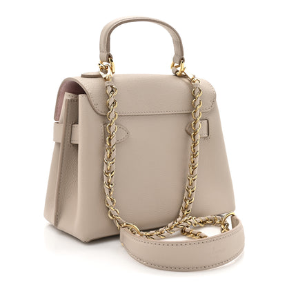 Louis Vuitton Soft Calfskin Mini Lockme Ever Greige 3 of 9