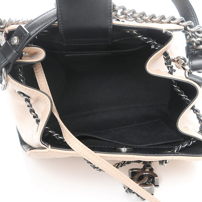 Chanel Caviar Quilted Small CC Bucket Bag Beige 6 of 9