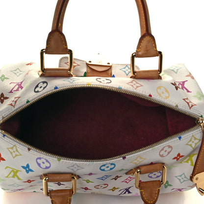 Louis Vuitton Monogram Multicolor Speedy 30 White 5 of 16