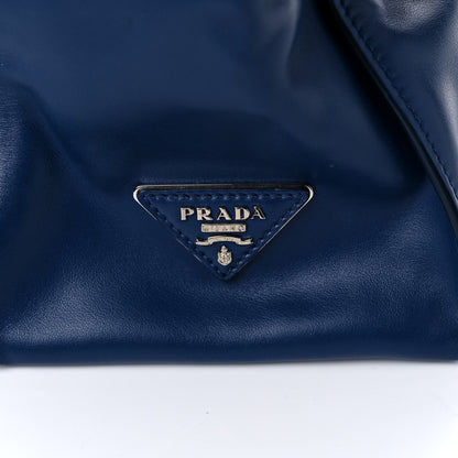 Prada Soft Calf Reversible Tote Bluette Assenzio 12 of 12