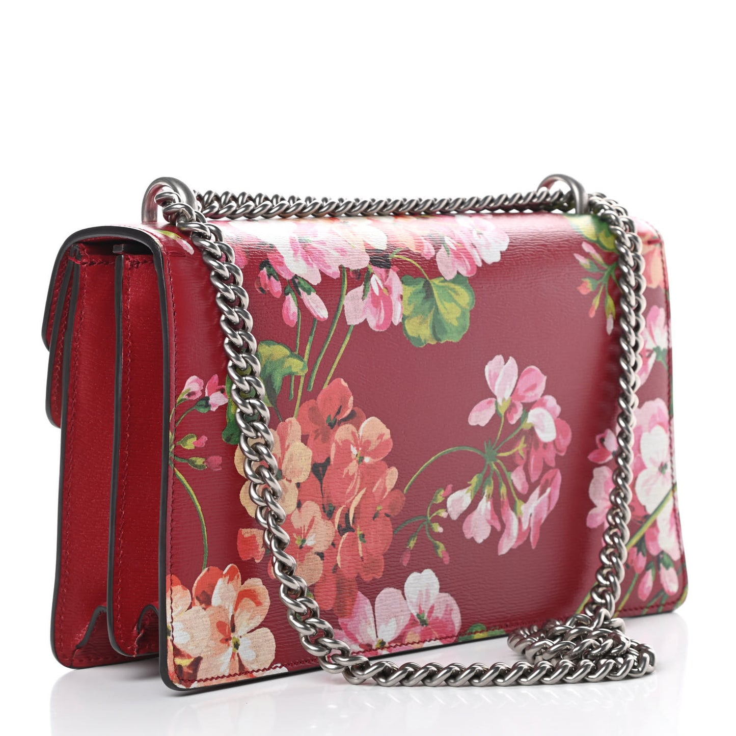 Calfskin Blooms Print Small Dionysus Shoulder Bag Romantic Cherry Multicolor