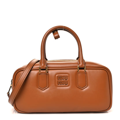 Miu Miu Calfskin Arcadie Top Handle Bag 1 of 11