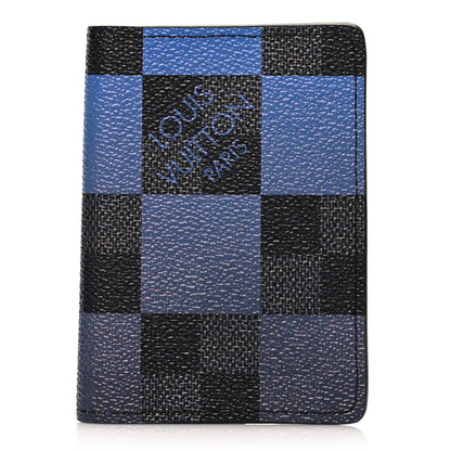 Louis Vuitton Damier Graphite Giant Pocket Organizer Blue 1 of 7