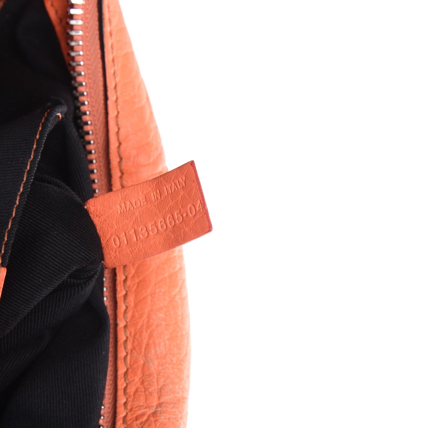 Calfskin Medium Marcie Satchel Orange Fizz