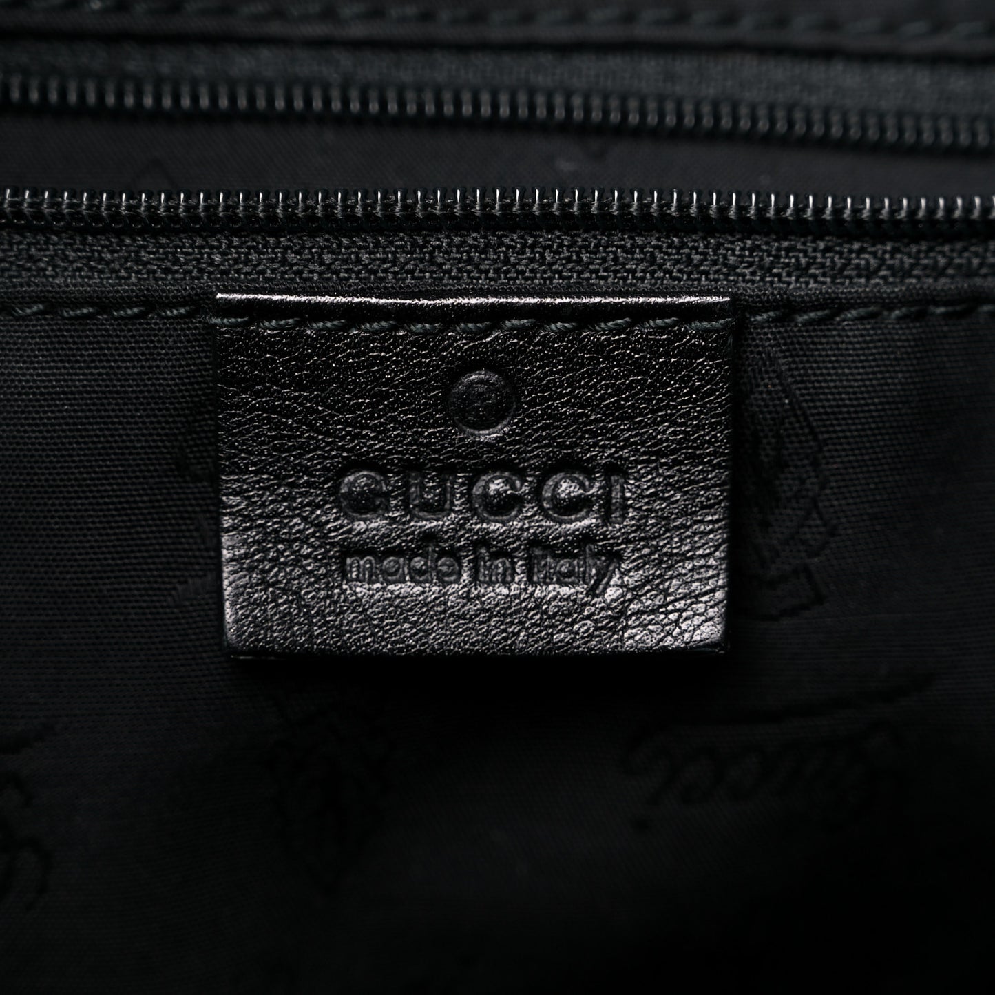 Guccissima Large New Ladies Web Hobo Black