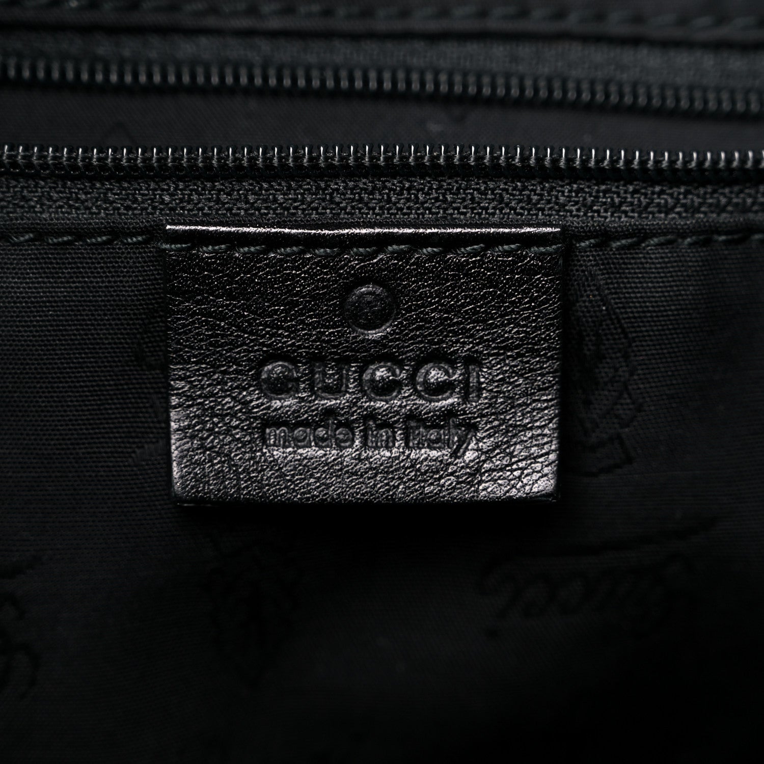 Gucci Guccissima Large New Ladies Web Hobo Black 6 of 15