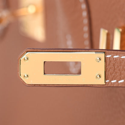 Hermes Togo Birkin 25 Gold 9 of 31