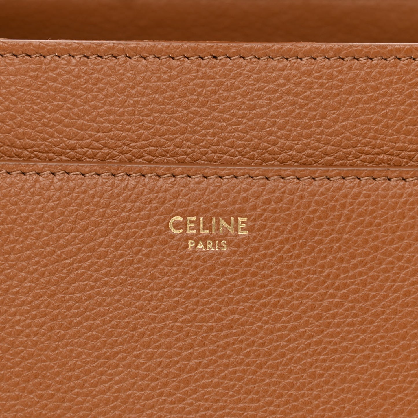 Grained Calfskin Classique 16 Top Handle Bag Tan