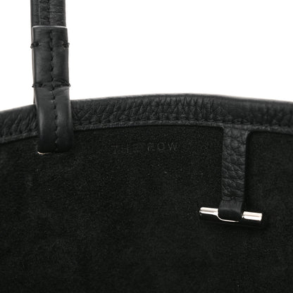 The Row Grained Calfskin Small Park Tote Black 7 of 11
