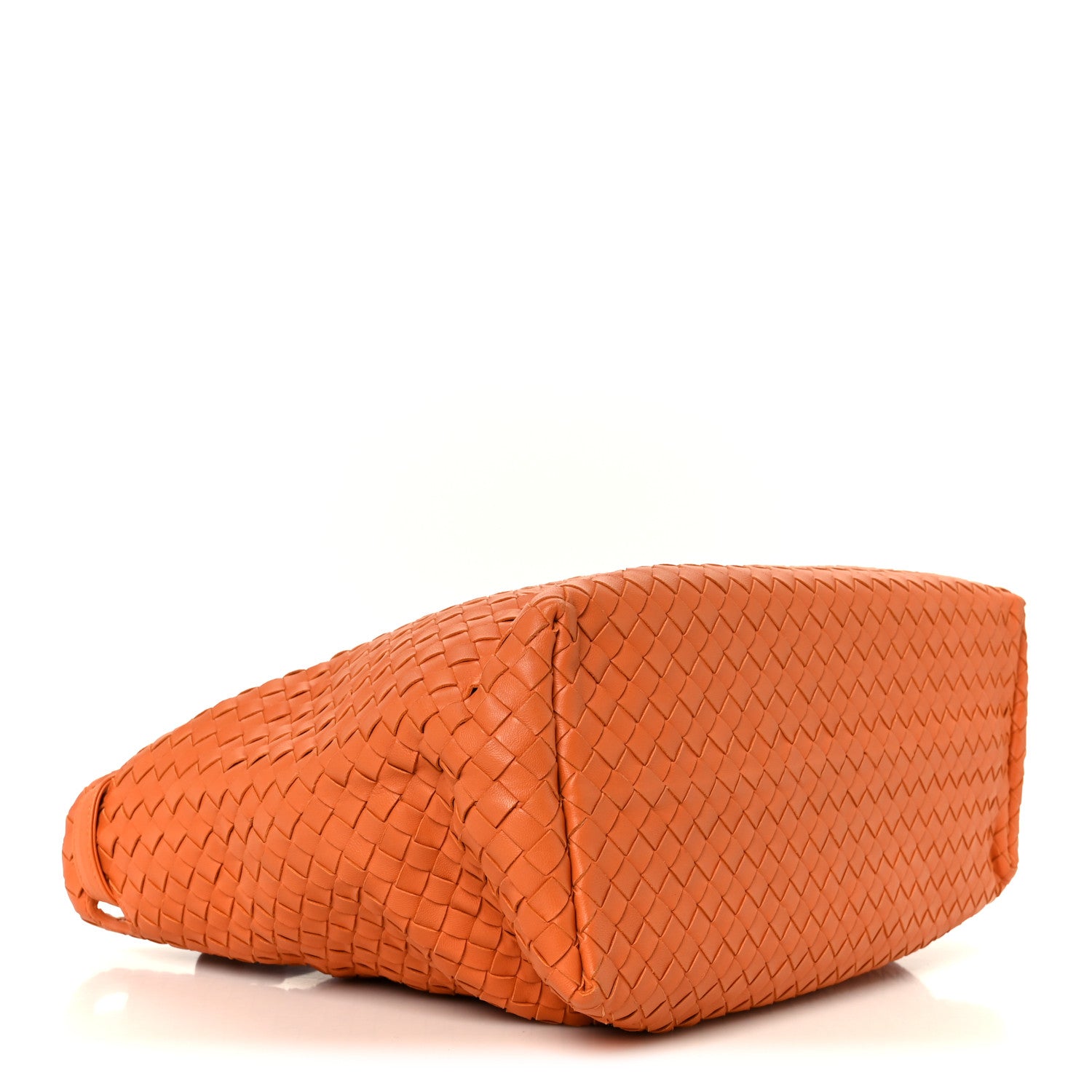 Bottega Veneta Nappa Intrecciato Bella Tote Orange 4 of 11