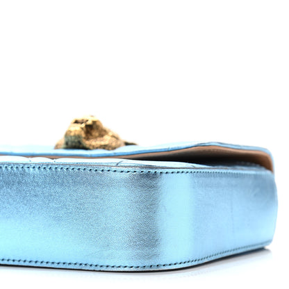 Gucci Metallic Nappa Matelasse Broadway Shoulder Bag Cielo 11 of 11