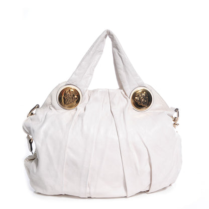 Gucci Leather Medium Hysteria Top Handle Bag White 1 of 7