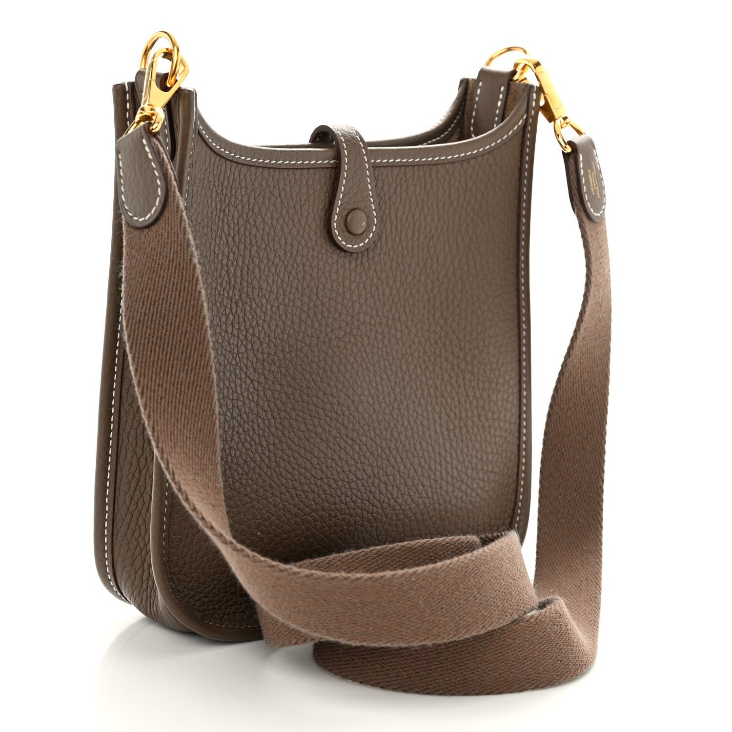 Hermes Taurillon Clemence Evelyne TPM Etoupe 3 of 10