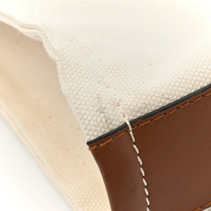 Jimmy Choo Canvas Logo Tote Natural Brown 10 of 11