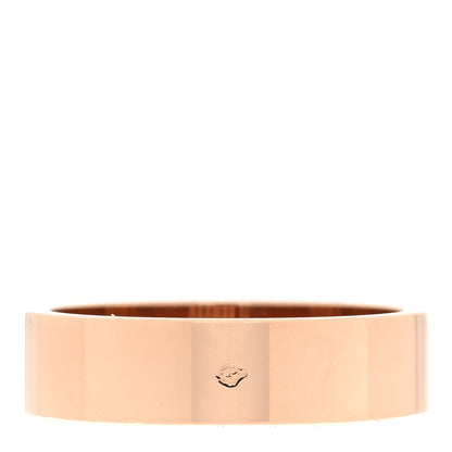Hermes 18K Rose Gold Diamond PM Kelly Ring 52 6 3 of 5