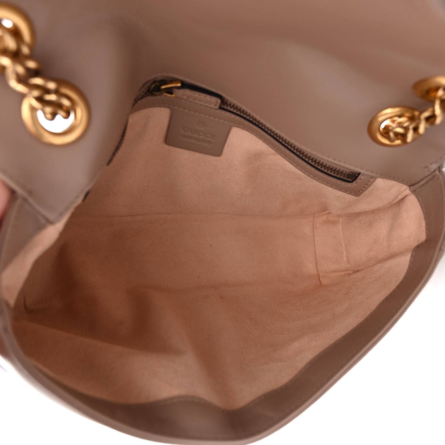 Gucci Calfskin Matelasse Small GG Marmont Shoulder Bag Porcelain Rose 5 of 11