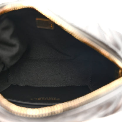Chanel Metallic Calfskin Pearl Quilted CC Mini Camera Case Ruthenium 5 of 10