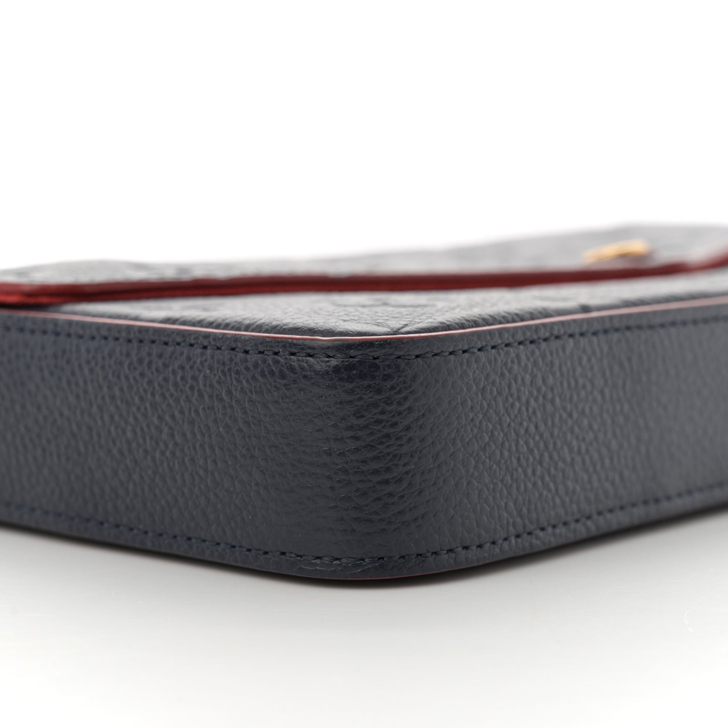 Empreinte Pochette Felicie Chain Wallet Marine Rouge