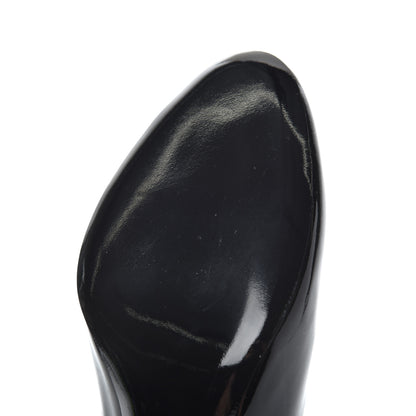 Louis Vuitton Patent Silhouette Ankle Boots 39 Black 14 of 16