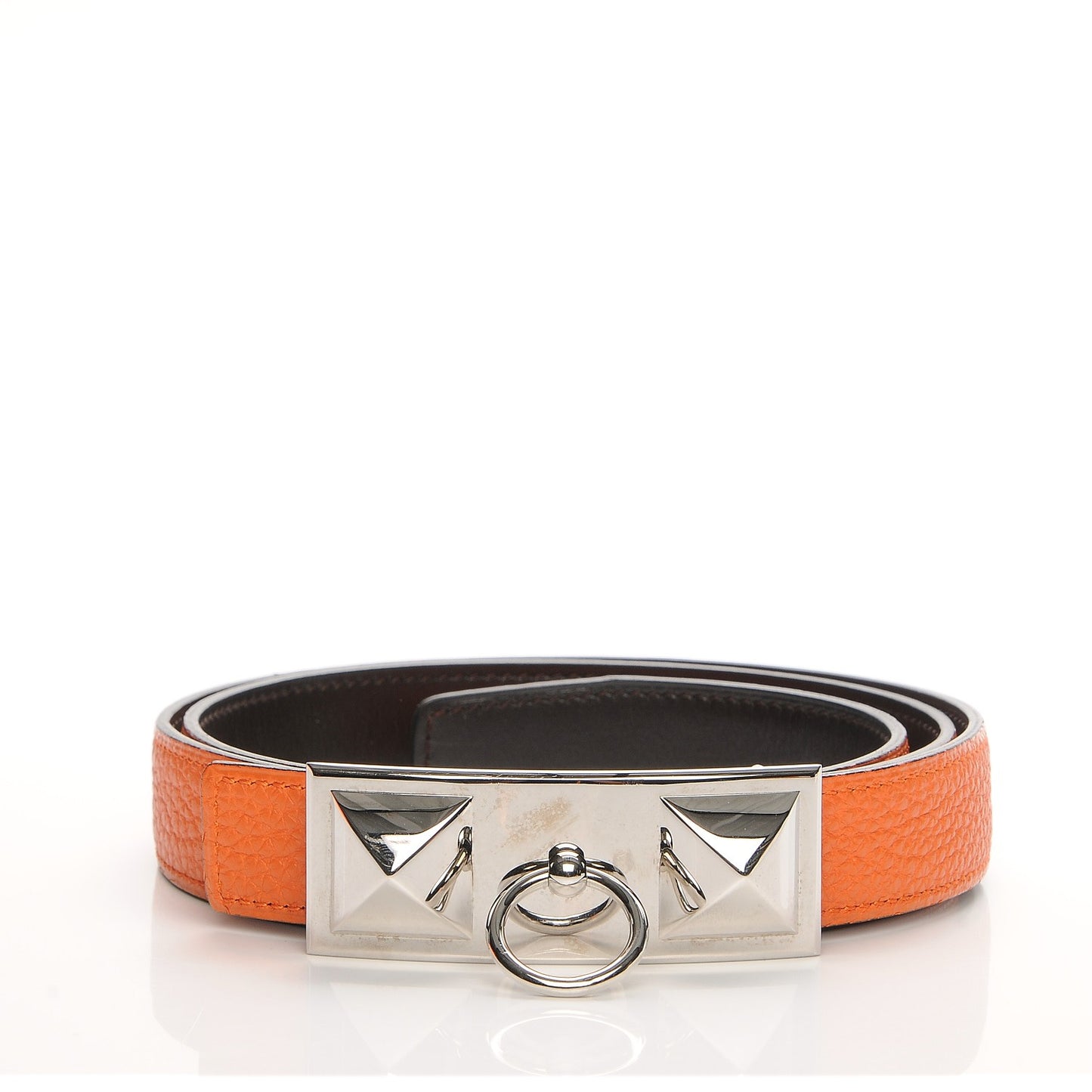 Togo Swift 24mm Sydney 90 Belt Orange Chocolate