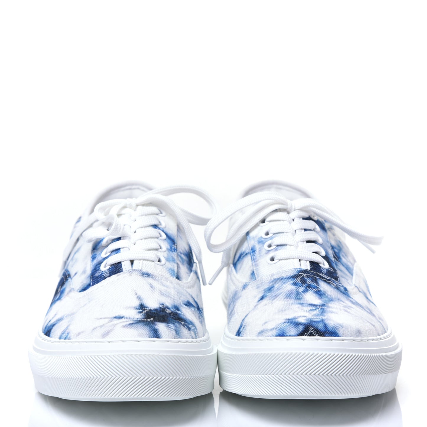 Denim Monogram Trocadero Tie Dye Sneakers 9 Marine