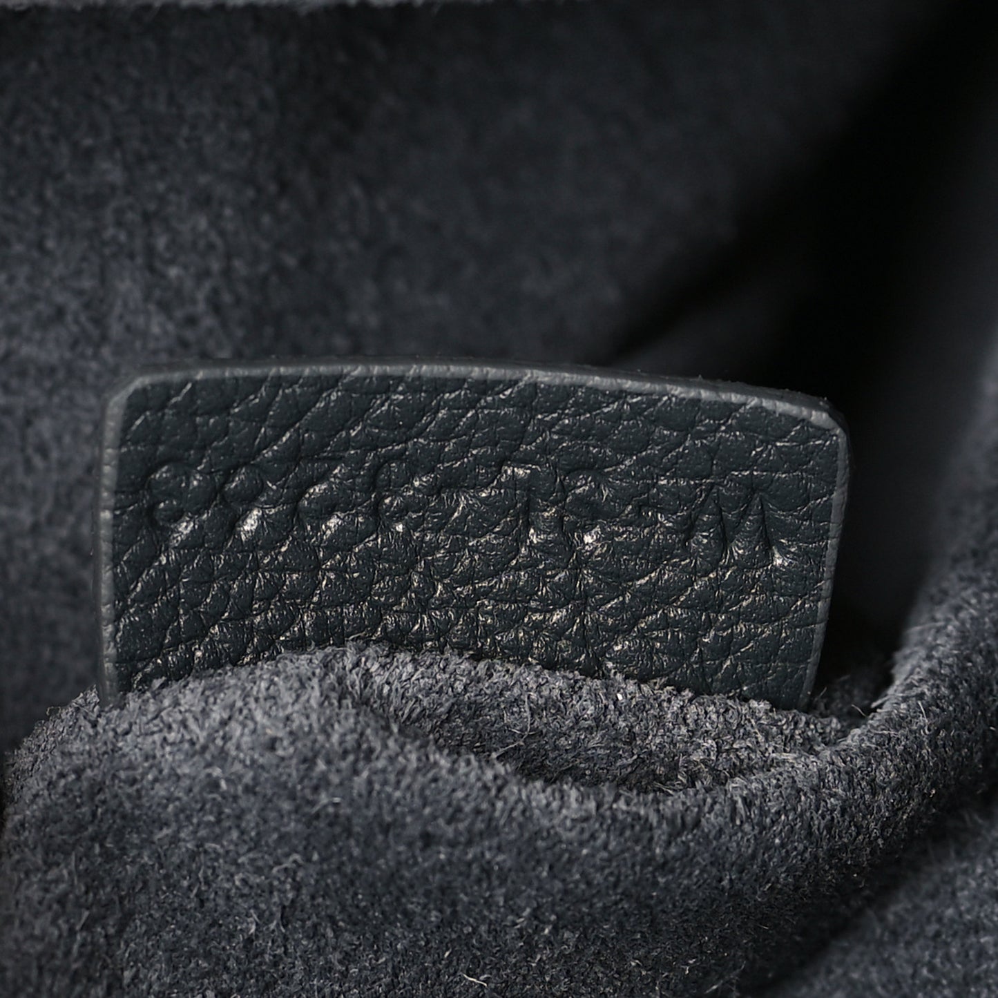 Calfskin Triomphe Heloise Shoulder Bag Slate Grey