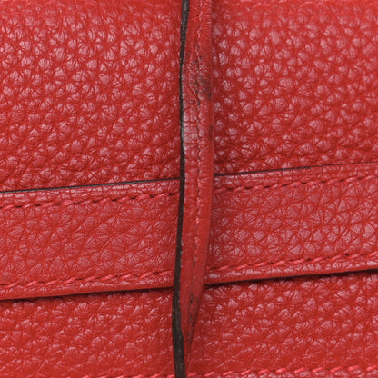 Hermes Taurillon Clemence Retourne Kelly 35 Rouge Casaque 10 of 15