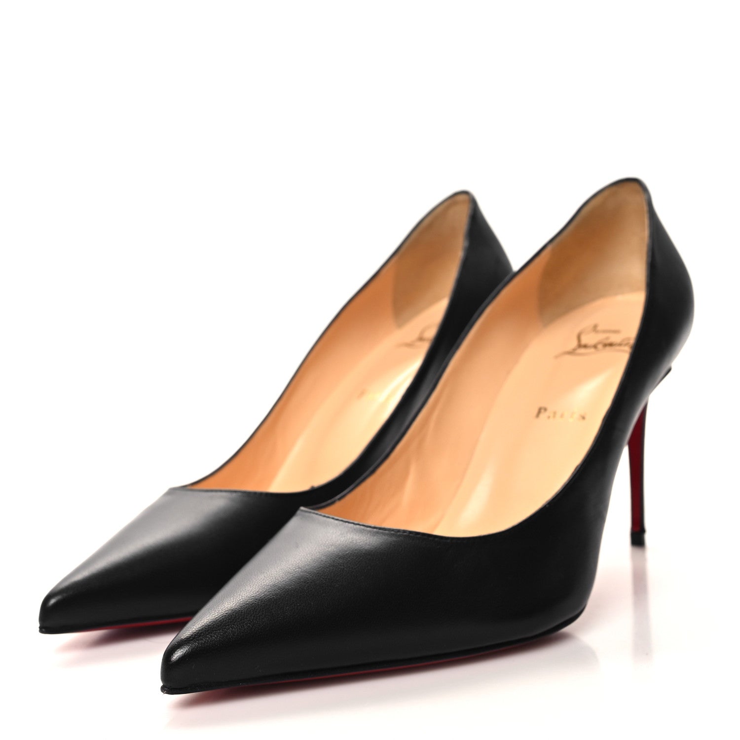 Christian Louboutin Shiny Nappa Kate 100 Pumps 41 Black 3 of 7