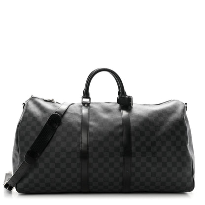 Louis Vuitton Damier Graphite Keepall Bandouliere 55 1 of 15