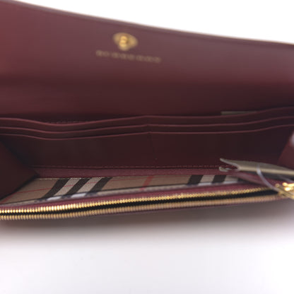 Burberry Vintage Check Continental Wallet Crimson 5 of 8