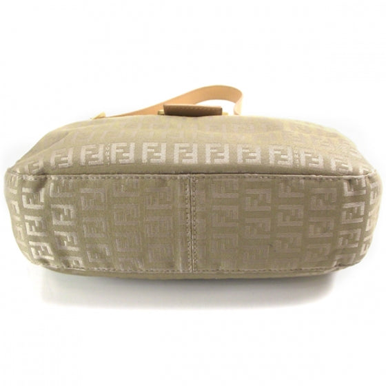 Fendi Zucchino Shoulder Bag Beige 4 of 10