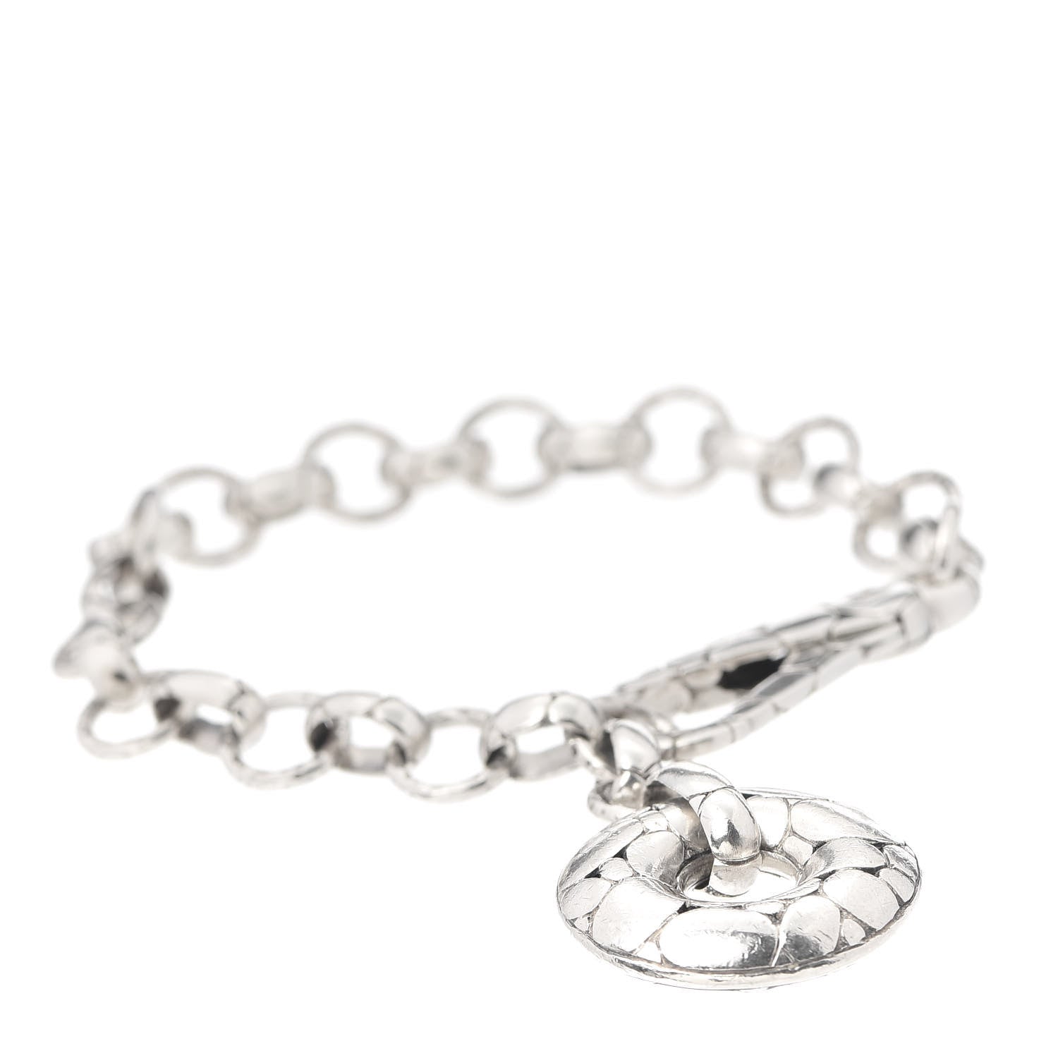 John Hardy Sterling Silver Kali Link Charm Bracelet 1 of 5