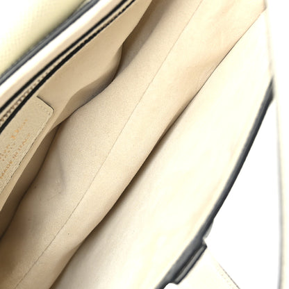 Christian Dior Grained Calfskin Saddle Bag White 5 of 9