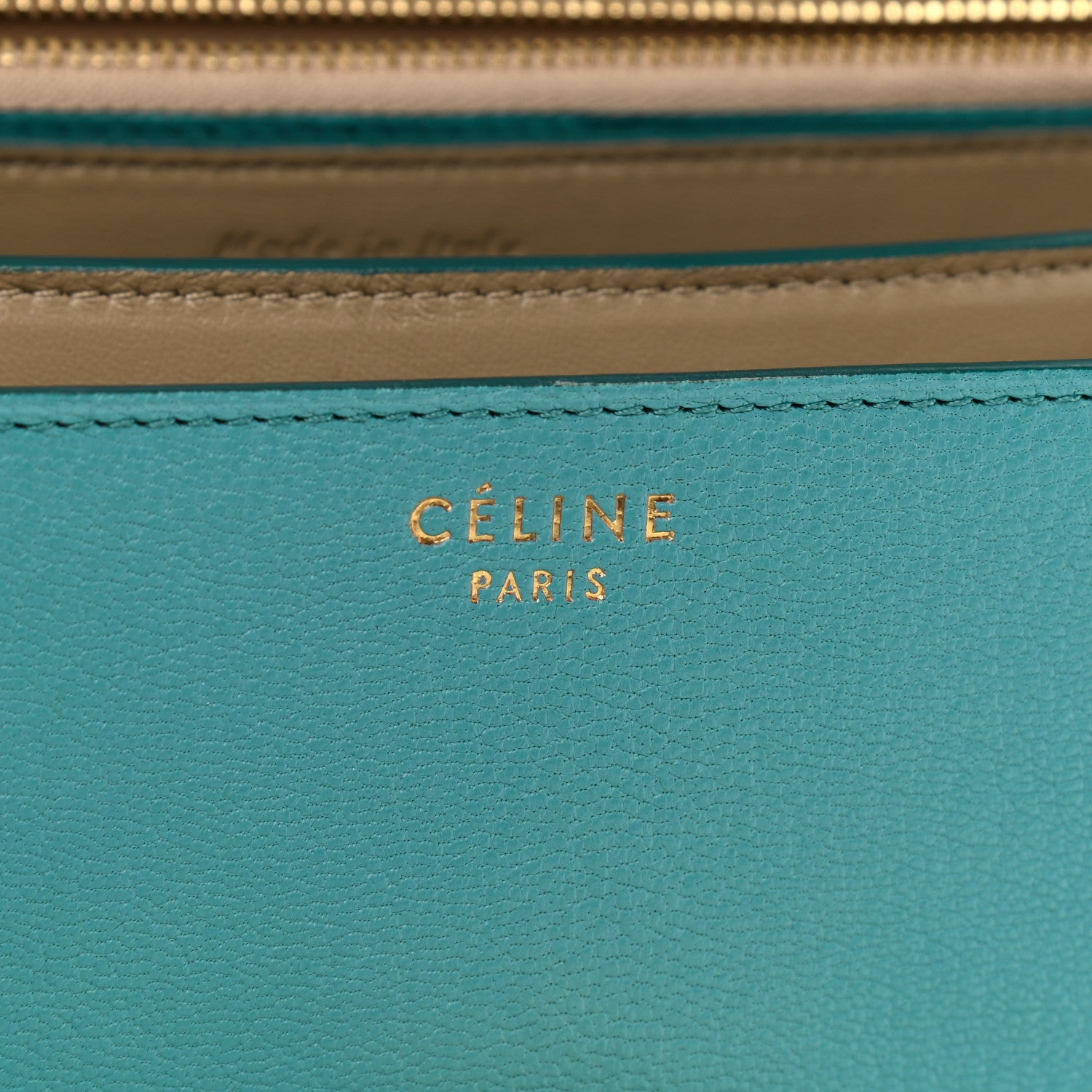 Celine Goatskin Medium Classic Box Flap Bag Antarctic 6 of 9