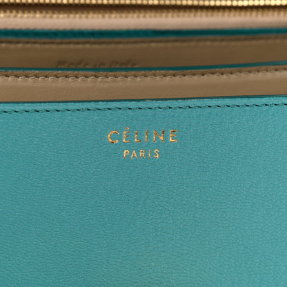 Celine Goatskin Medium Classic Box Flap Bag Antarctic 6 of 9