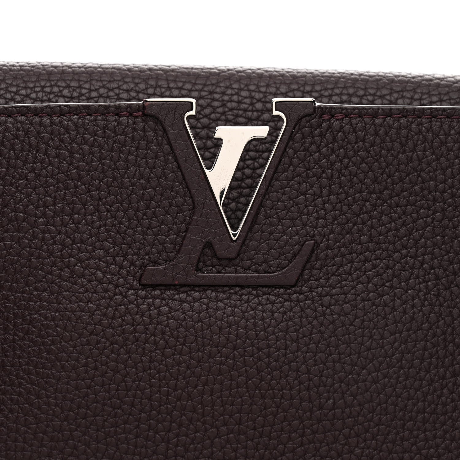 Louis Vuitton Taurillon Capucines MM Quetsche 9 of 16