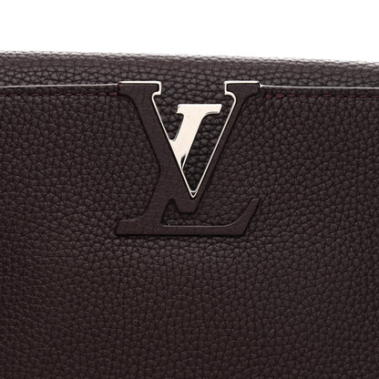 Louis Vuitton Taurillon Capucines MM Quetsche 9 of 16
