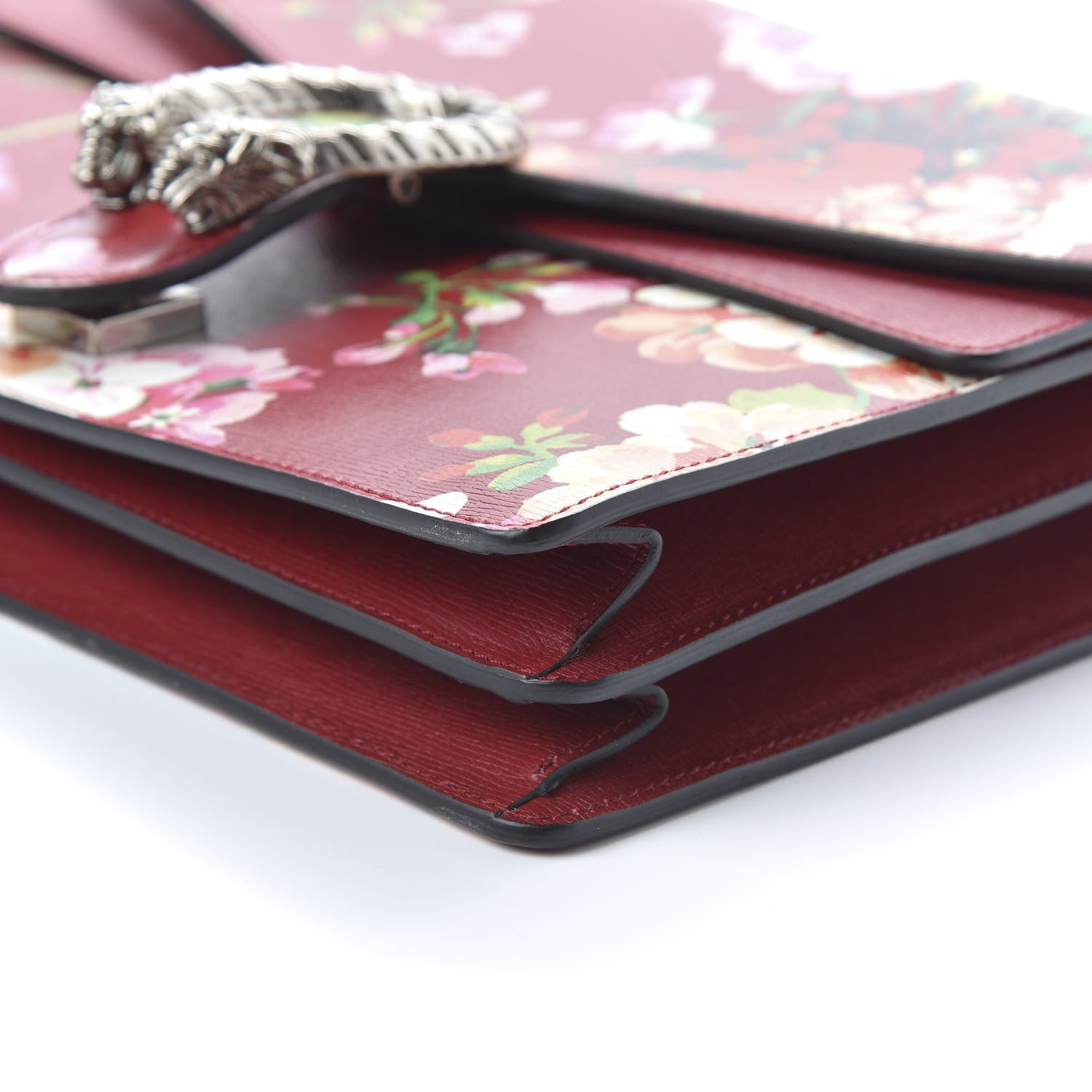 Gucci Calfskin Blooms Print Medium Dionysus Shoulder Bag Romantic Cherry Multicolor 7 of 10