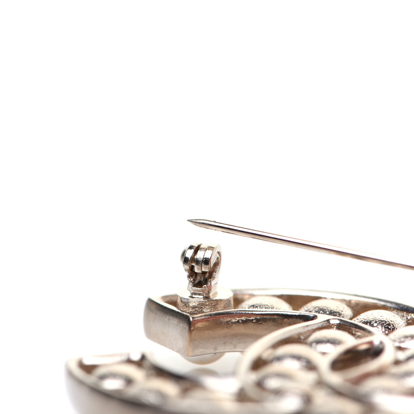 Pearl CC Brooch Light Gold