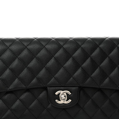Chanel Caviar Quilted Flap Clutch Black 8 of 11