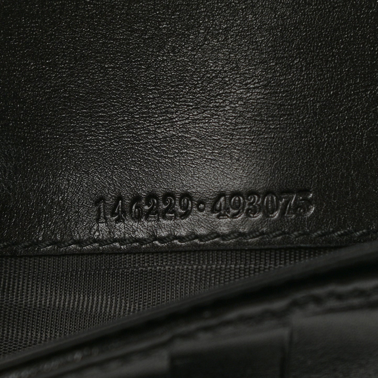 Guccissima Continental Flap Wallet Black