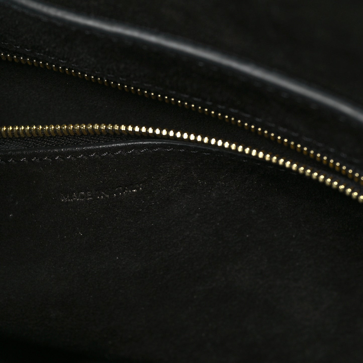 Soft Grained Calfskin Sangle Bucket Bag Black