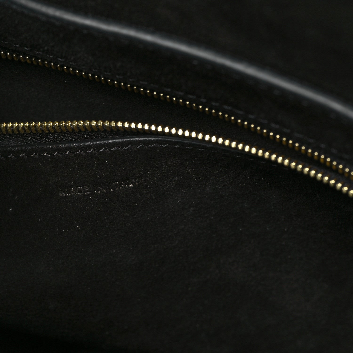 Celine Soft Grained Calfskin Sangle Bucket Bag Black 6 of 11