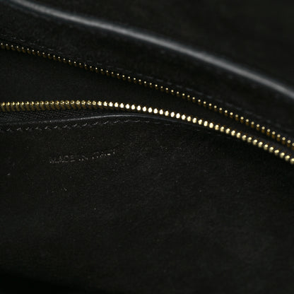 Celine Soft Grained Calfskin Sangle Bucket Bag Black 6 of 11