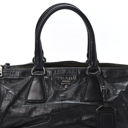 Prada Nappa Antique Tote Black 9 of 9
