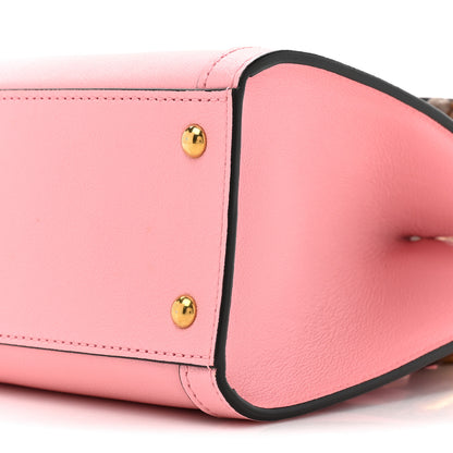 Gucci Wonka Grain Calfskin Mini Diana Tote Bag Wild Rose Fuxia Fluo 8 of 9