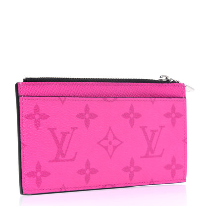 Louis Vuitton Taigarama Coin Card Holder Fuchsia 2 of 4
