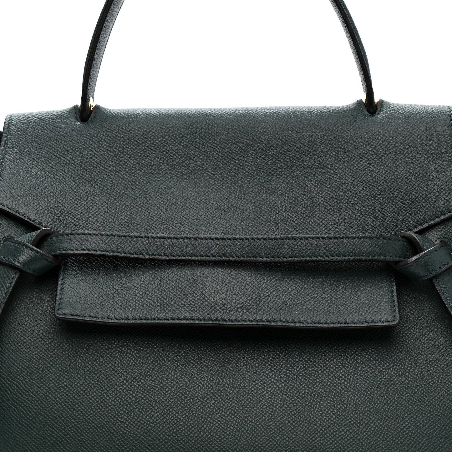 Grained Calfskin Mini Belt Bag Amazone