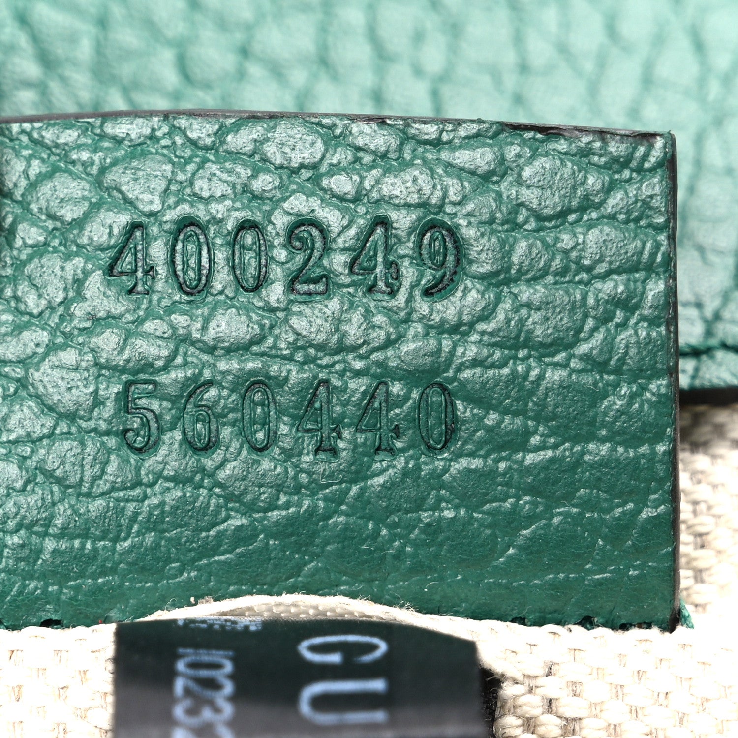 Gucci Pebbled Calfskin Small Dionysus Shoulder Bag Emerald 7 of 10